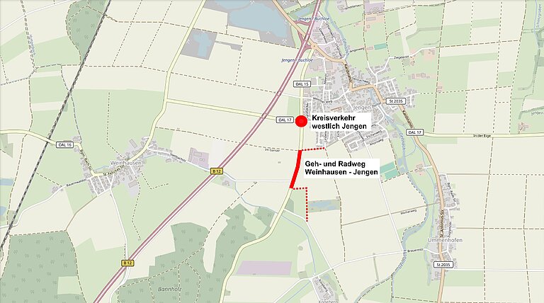 OAL 15 Geh- und Radweg Weinhausen-Jengen