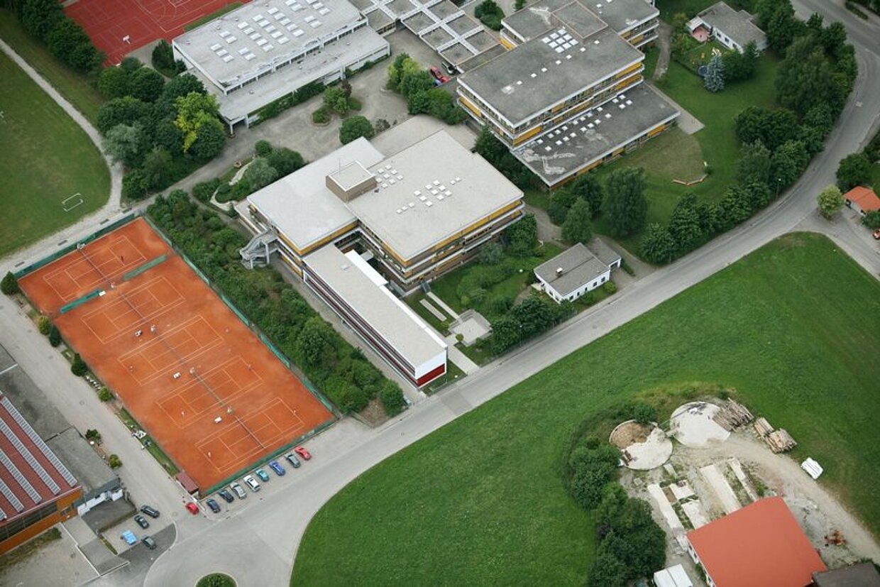 Staatliche Realschule Buchloe Luftbild der Staatlichen Realschule Buchloe