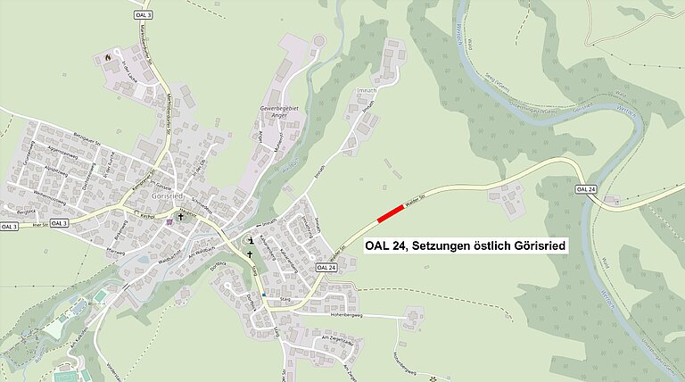 OAL 24 Setzungen östlich Görisried